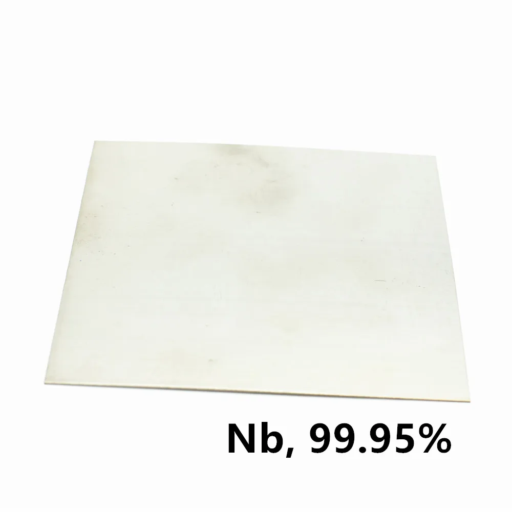 

Чистый ниобий 3N5 Nb чистый лист 99.95% 4 коллекционный элемент для исследований и разработок Металл Простой вещество Рафинированный металл