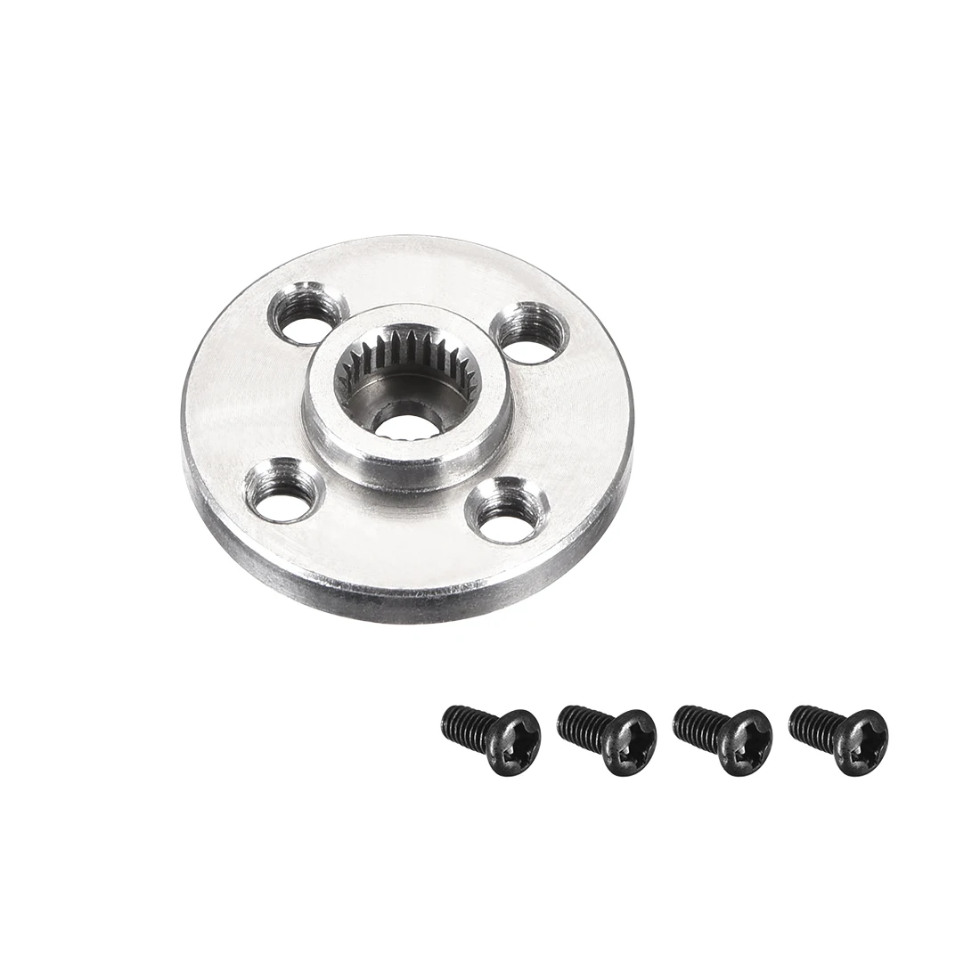 

uxcell 5PCS Servo Arm Horn Aluminum 25T Silver, MG995, MG996 for Hitec Parallax Futaba