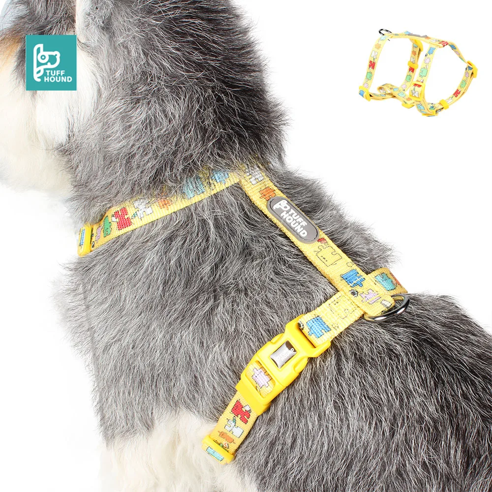 Оригинальная нейлоновая шлейка Tuff Dound для собак регулируемый H образный мягкий