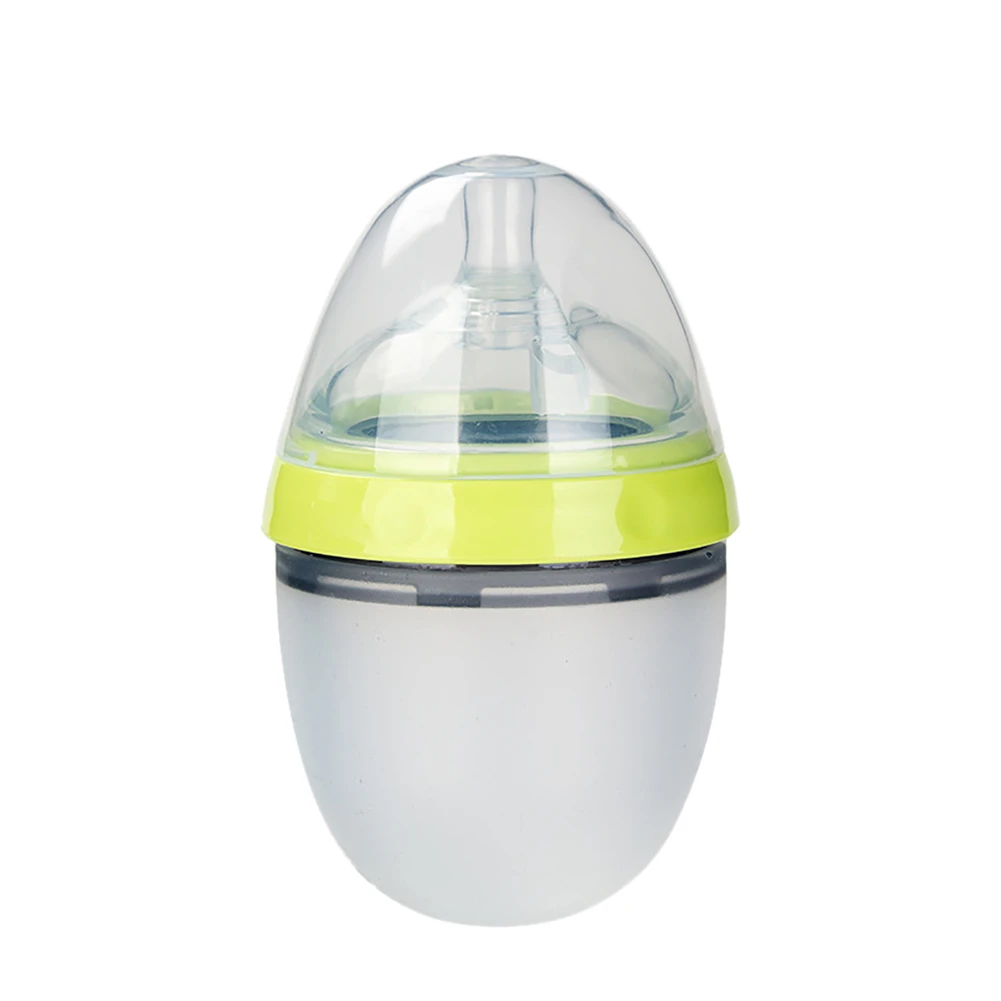 

Wide mouth silicone bottle infant super large wide caliber bottle drop