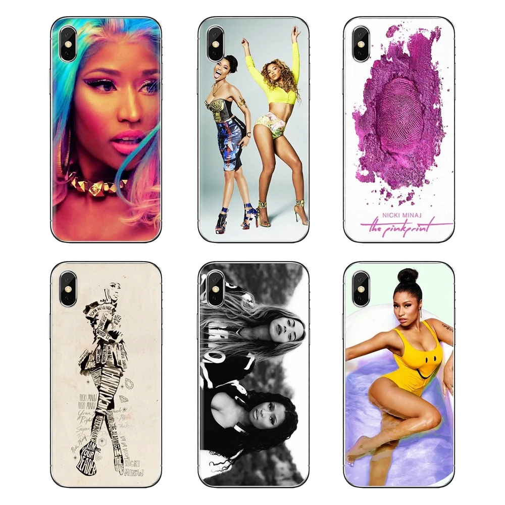For Samsung Galaxy S2 S3 S4 S5 MINI S6 S7 edge S8 S9 Plus Note 2 3 4 5 8 Coque Fundas Nicki Minaj Young Money Girl Soft Bag Case |