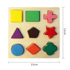 Распродажа, геометрические и цветные подходящие игрушки, деревянные 3D Пазлы для малышей Монтессори, обучающая игрушка для детей