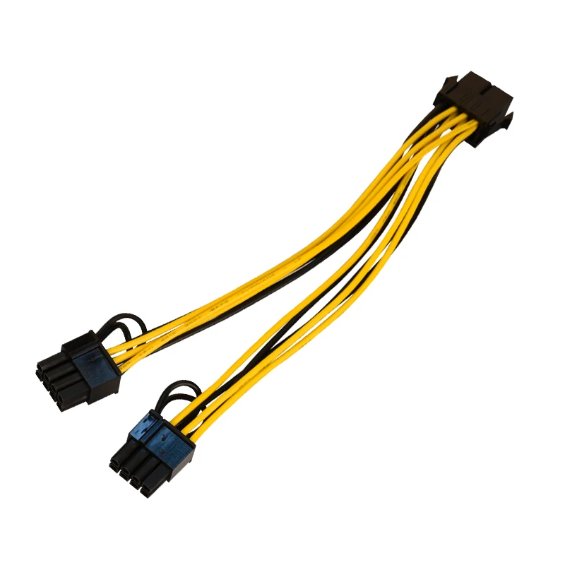 10 шт. 8 Pin PCI-e на (6 + 2) (Мама-папа) GPU Кабель питания 210 мм 260 для графической карты