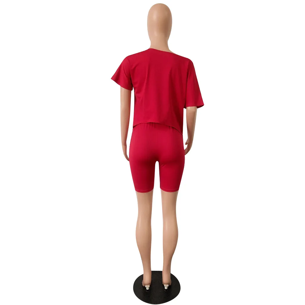 

Women Summer Sexy Off Shoulder Tracksuit Sets Lady Boat Anchor Print Tops Two Piece Set Female Elastic Waist Pants Sets