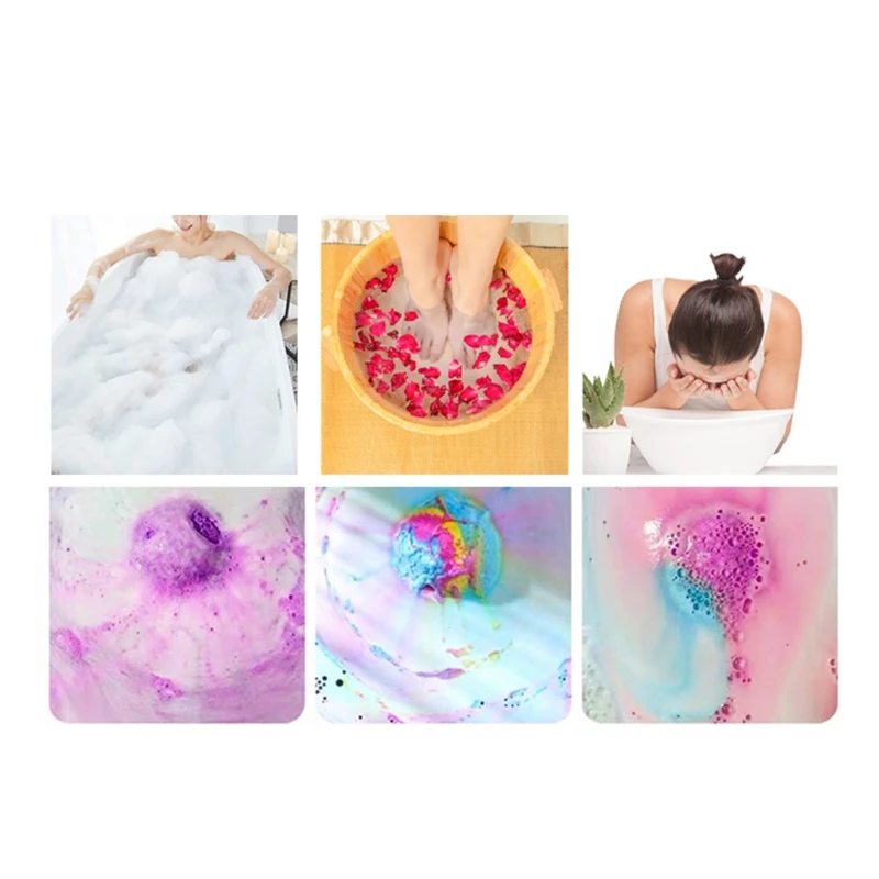

Bubble Horn Bath Bomb Natural Fizzy for Women Releases Color, Scent, and Bubbles X7YB