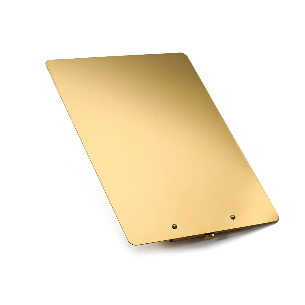 Органайзер для бумажного стола Золотая папка из нержавеющей стали Офисные