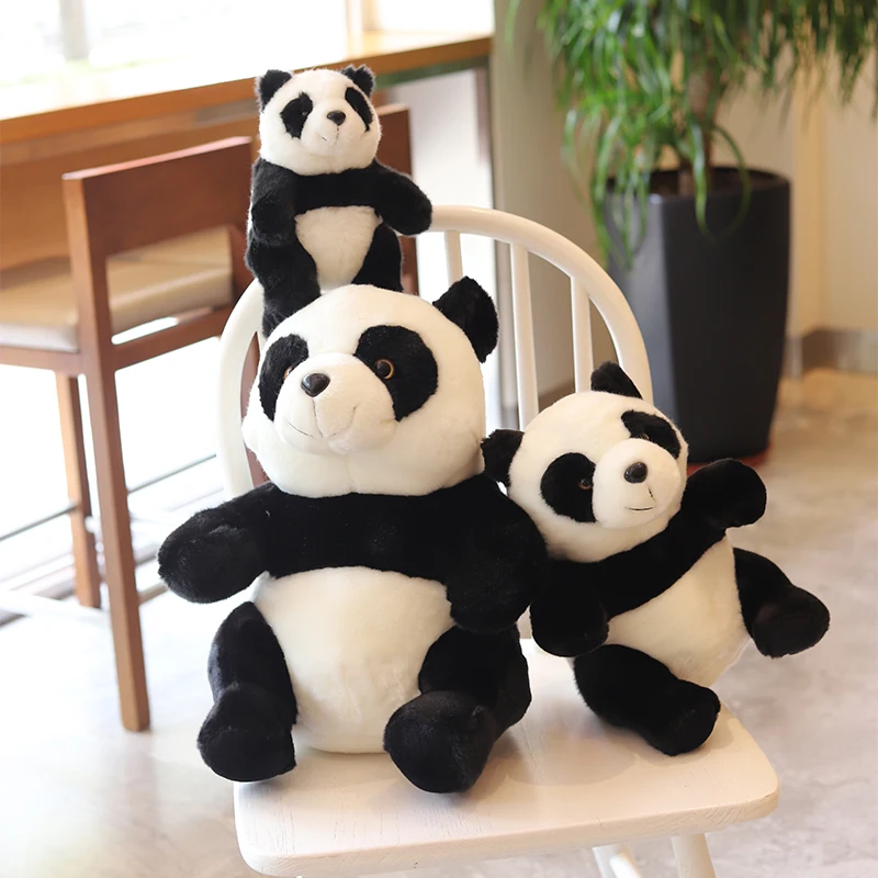 

1pc Hot Sale 30-20cm Lovely Plush panda Toys Anime Doll Stuffed Soft Animal Doll Baby Kids Appease Toy Gift For Lover Girl
