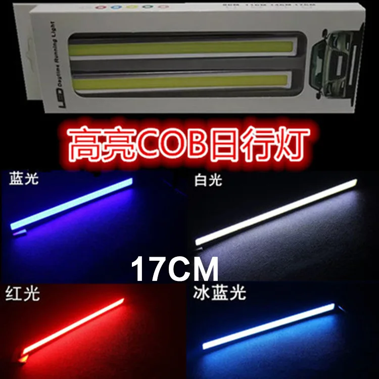 

Автомобильный светодиодный дневной свет COB Ультра-яркий дневной свет 1417 см водонепроницаемый ультратонкий резервный свет