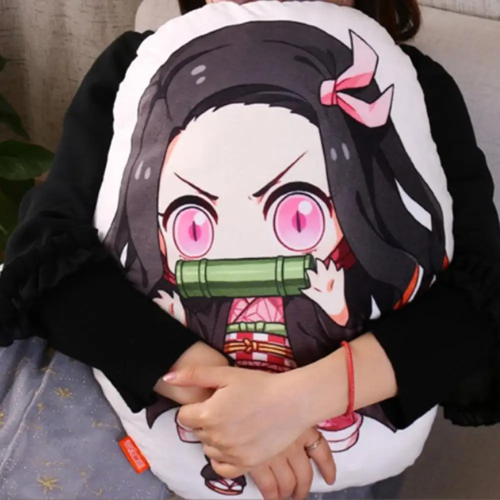 Подушка для дивана с мультяшным аниме принтом милая форма умелое производство