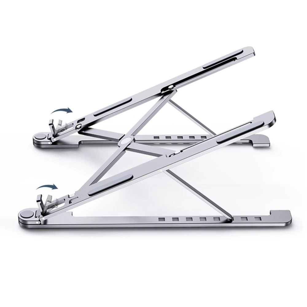 11 17 дюймов охлаждающая стойка Складная регулируемый угол алюминиевый сплав