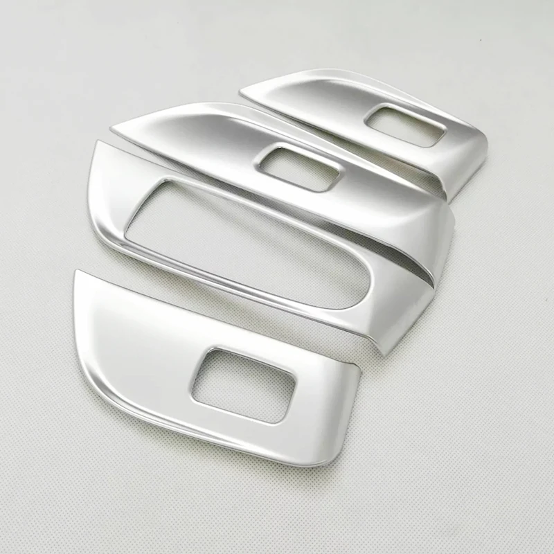 

For Mercedes Benz E Class 2016 2017 2018 ABS Matte Door and window glass lifting switch Trim Cover car styling 4pcs