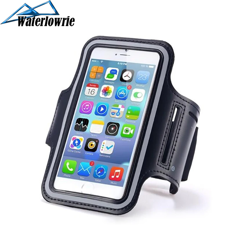 Мобильный спортивный чехол на руку сумка для телефона бега Xiaomi mi 6 7 8 9 красный Note 5