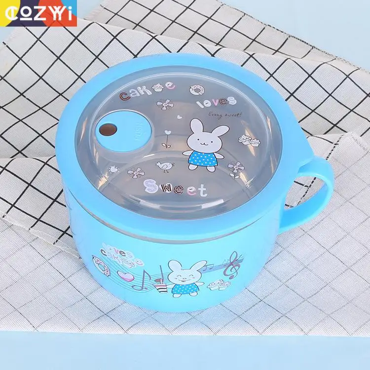 Коробка для ланча SUS 304 с мультяшным рисунком детей коробка бенто миска еды