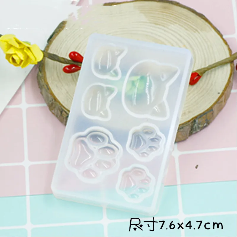 Формы для пластилина Кот медведь Луна супер светильник глина поставки слаймов DIY