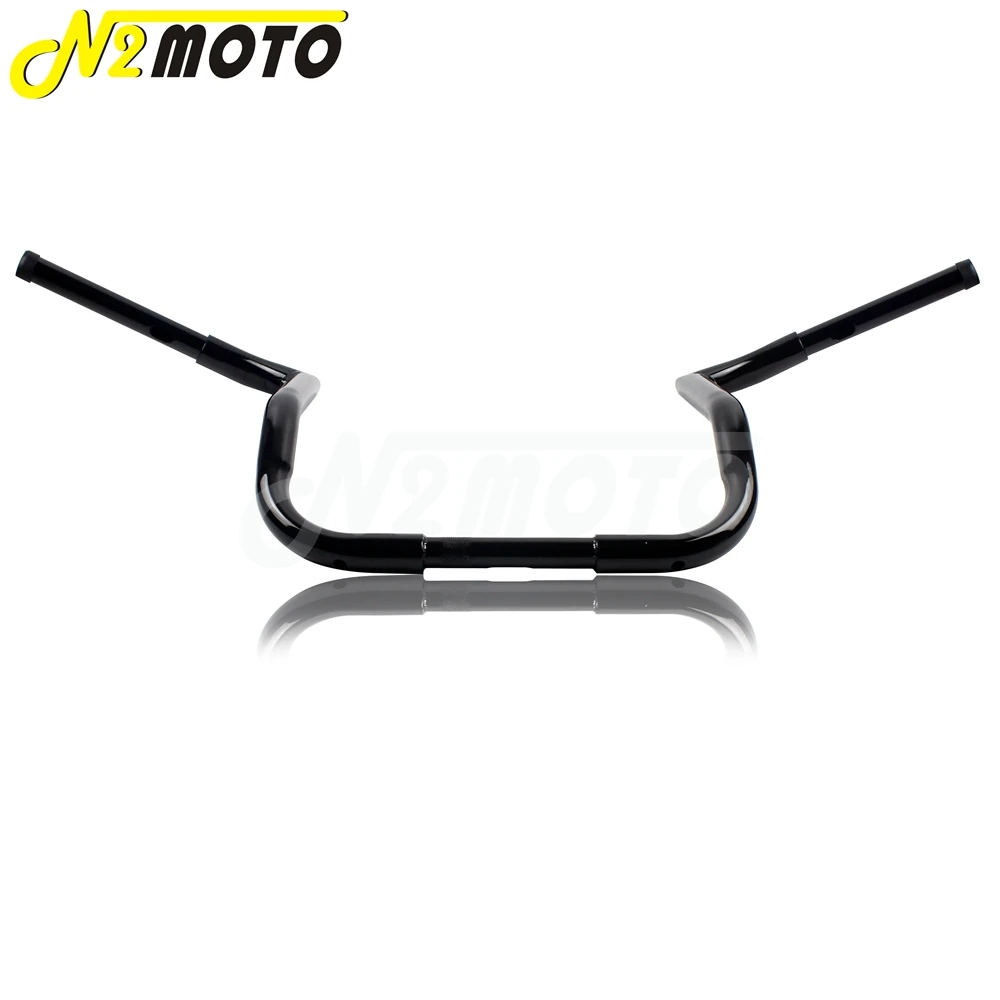 Черная 12 дюймовая подвесная штанга для мотоциклистов 1 1/4 дюйма руль Harley летучая
