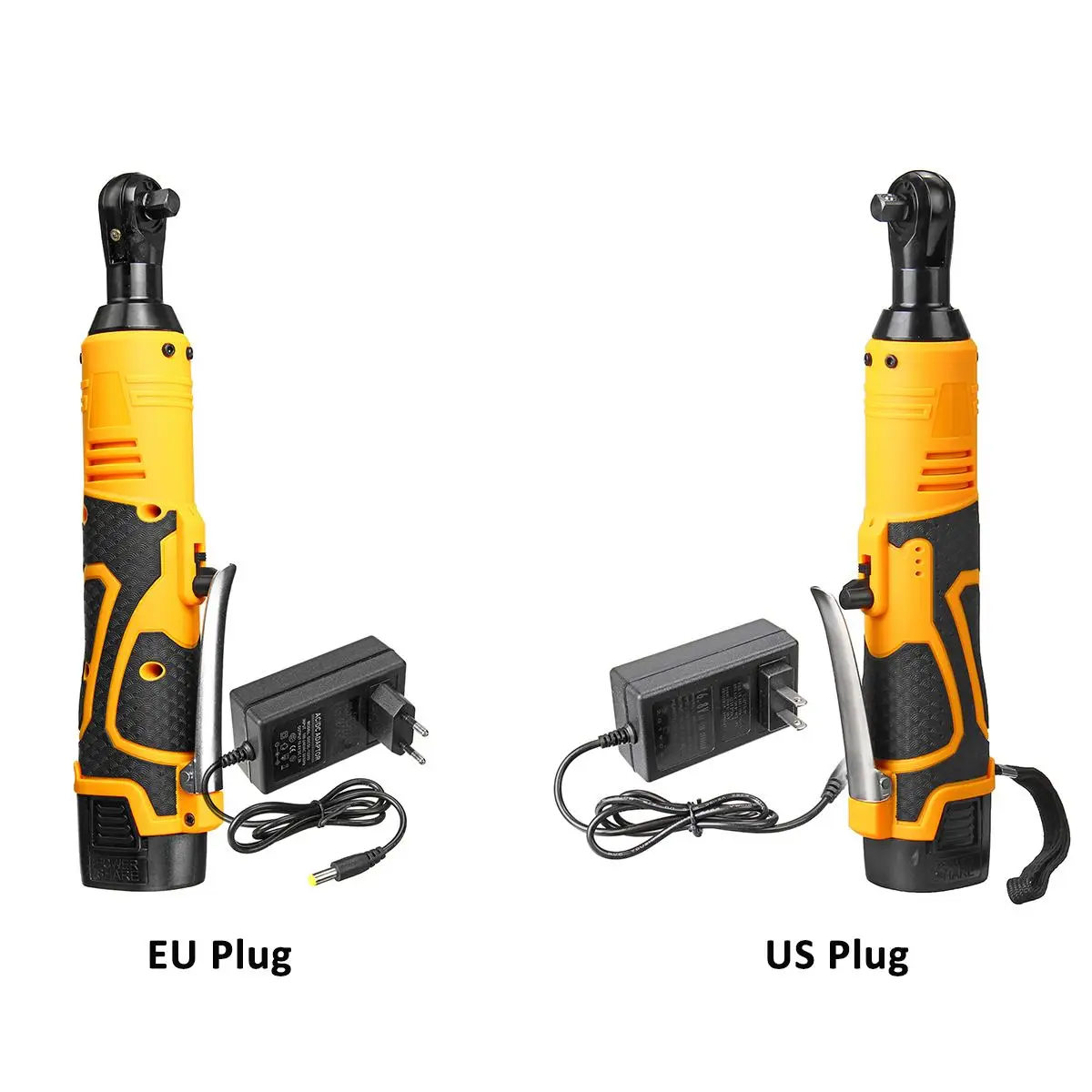 

18V 4200mah 3/8 "Ratchet Rechargeable Power-Cordless Ratchet Wrench Li-ion Electric Wrench Torque 65 Anti-Slip Grip with LED