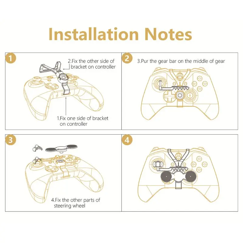 Запасной контроллер рулевого колеса для гонок геймпад вспомогательный игровых