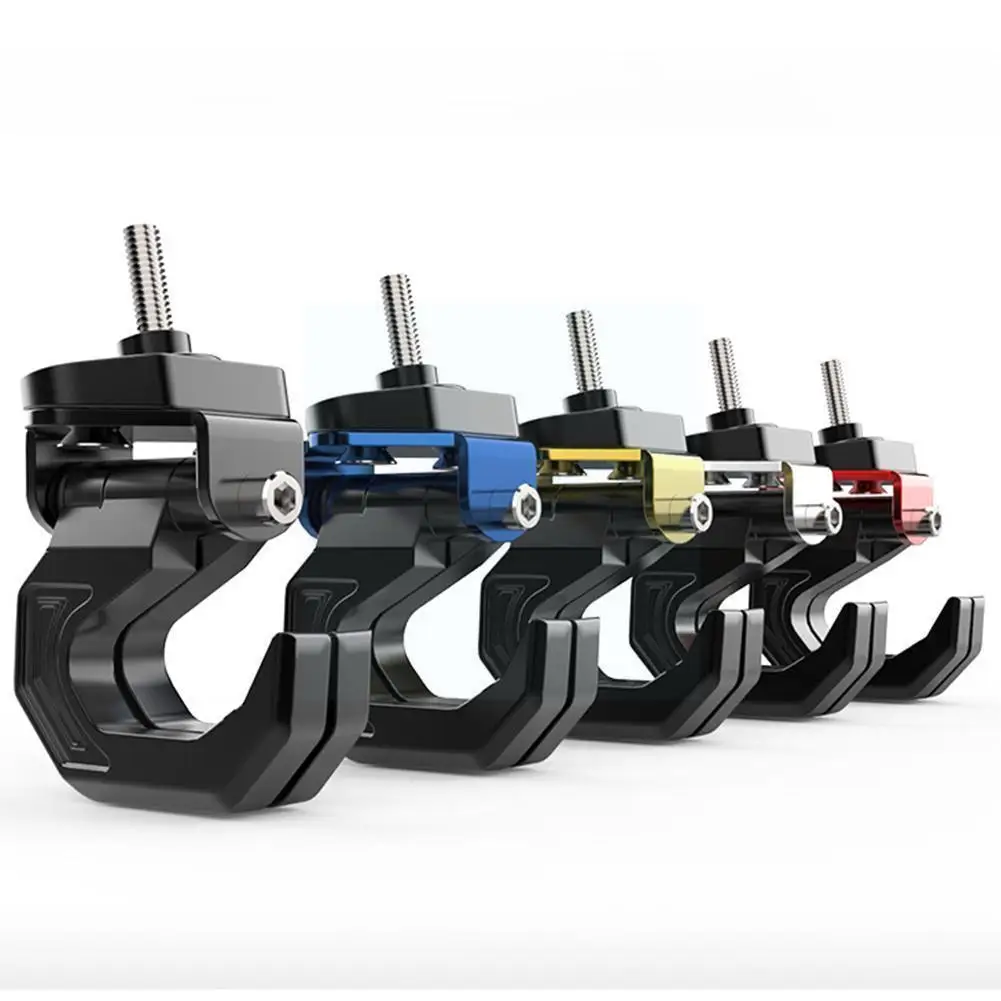 

Мотоциклетный шлем для багажа из алюминиевого сплава, с двойным крючком, с винтовым креплением для скутера, прочный мотоциклетный шлем N0B4