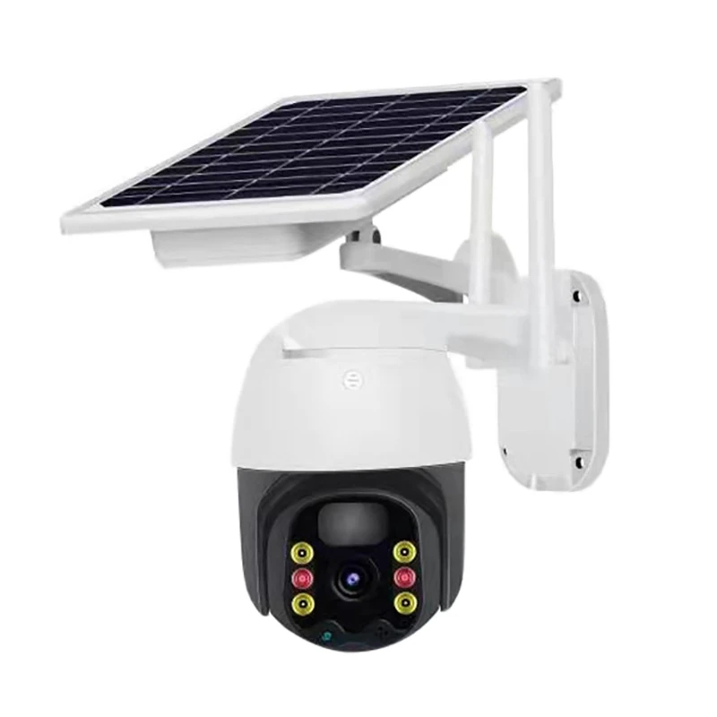 

Outdoor Wireless Security Camera With Solar Panel 1080P Wifi 350° Viewing Angle Infrared Night Vision IP66 Waterproof