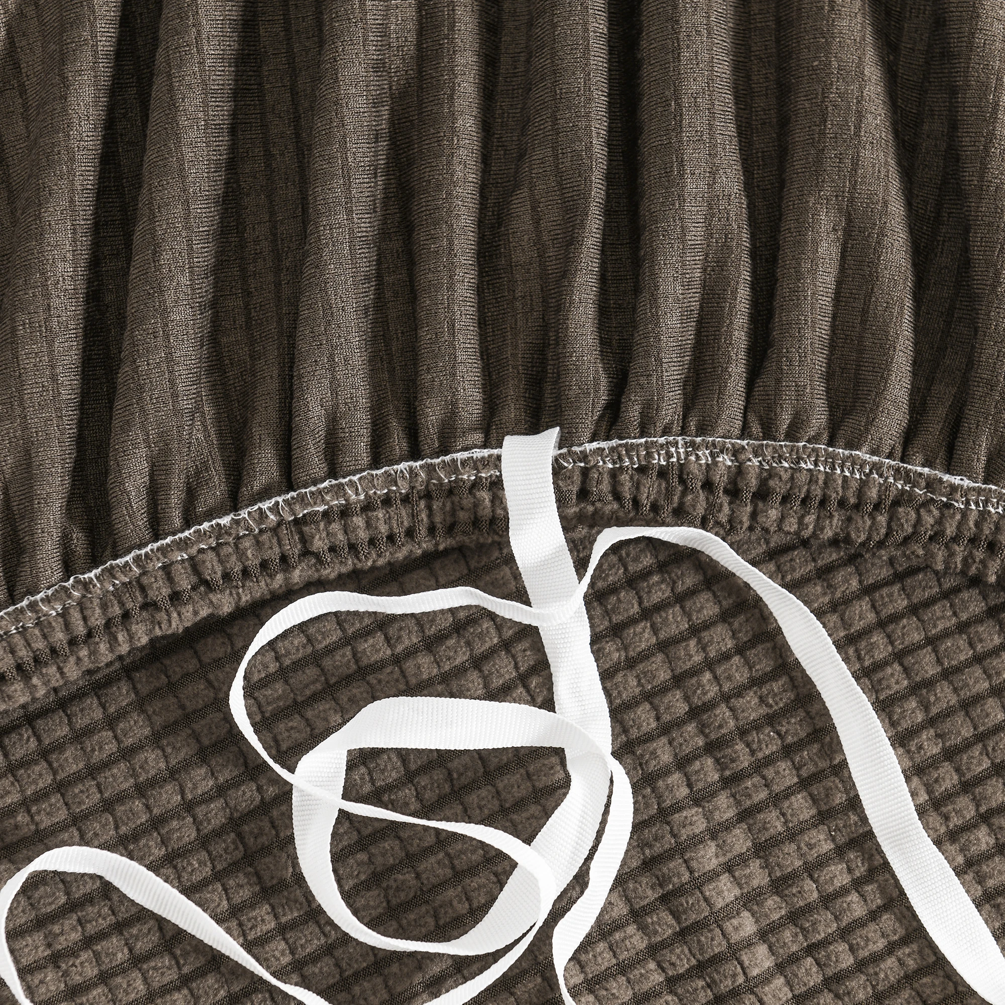 

Modern Plaid Brown Velvet Sofa Cover Elastic Chaise Longue Non-slip 1 2 3 4 Seater,for Living Room,L Shaped Universal Adjustable