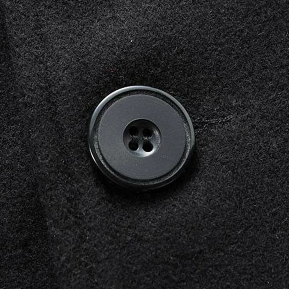 Модное мужское зимнее однобортное пальто с лацканами длинное однотонное