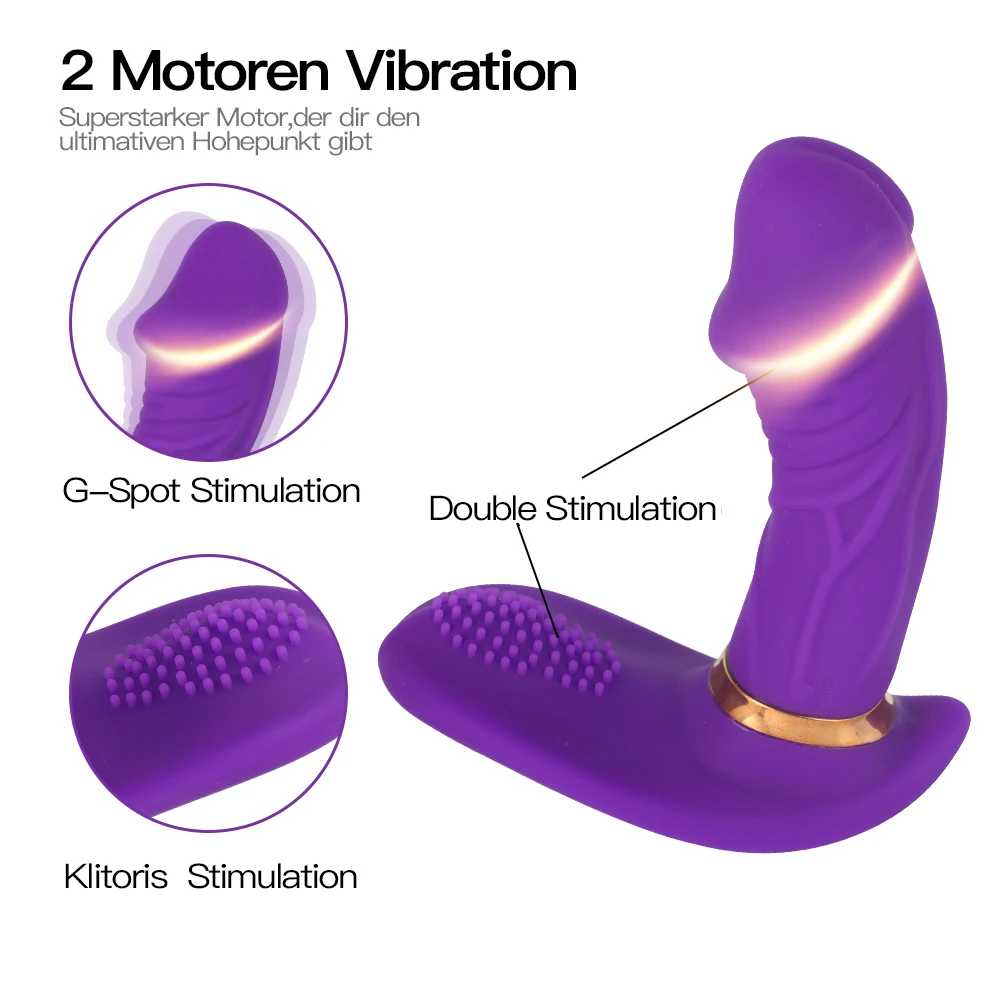 Носимый фаллоимитатор вибратор для женщин мощный трусики беспроводной пульт