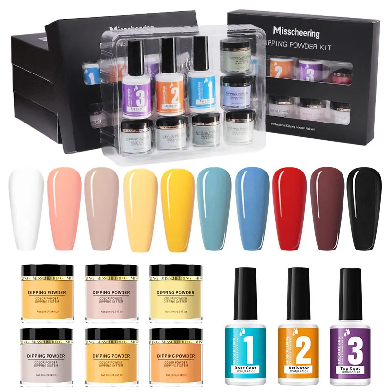 

Набор пудры для ногтей с блестками телесного цвета, декоративный для маникюра DIY