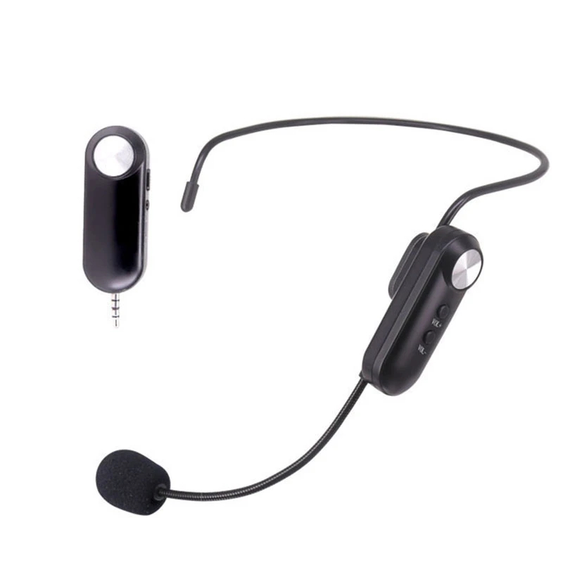 

RISE-Wireless Microphone Headset Wireless Headset Mic System for Mobile Phone Recording Live Video