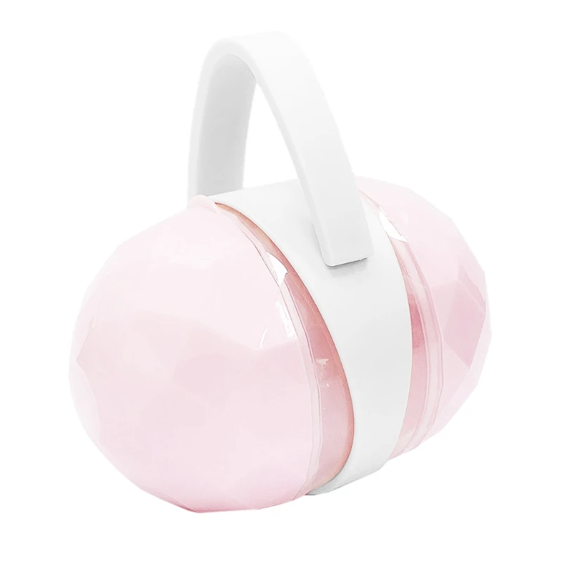 

W3JF Nipple Storage Box Baby Pacifier Teat Container Portable Dustproof Soother Case Safe PP Plastic Box Stroller