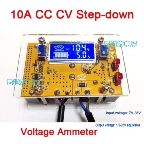 DYKB 10A DC-DC понижающий преобразователь Регулируемый CC CV 7V-36V до 1 5-35V регулятор