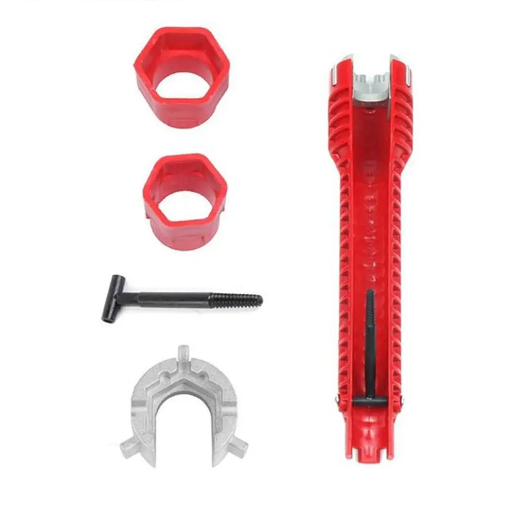 

8 In 1 Flume Wrenches Tools Sets Plumbing Tools Anti-slip Kitchen Repair Plumbing Tools Sink Faucet Key Plumbing Pipe Wrench
