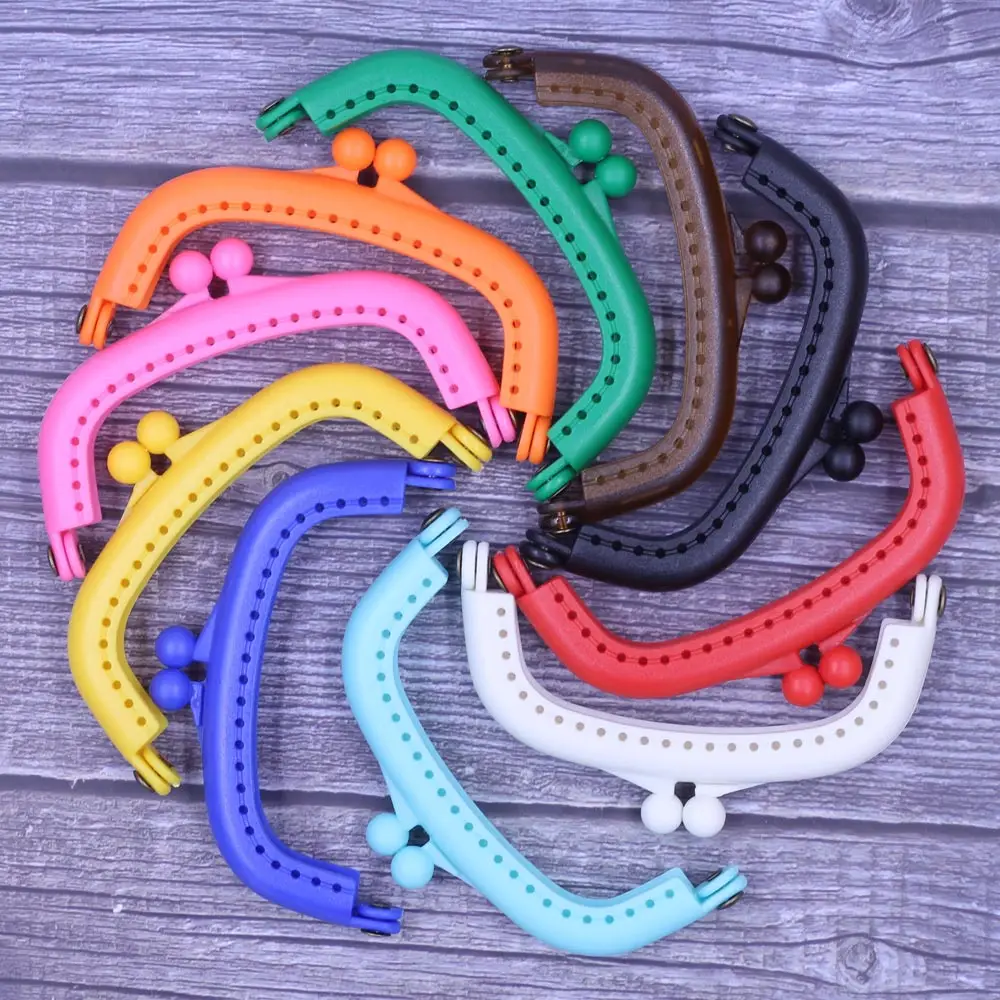 Пластиковая дуговая рамка для сумок Kiss карамельных цветов ручка сделай сам 8 5 см