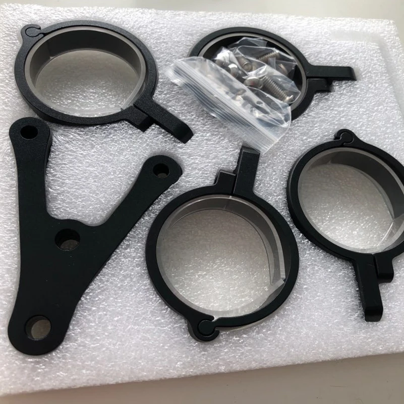 

50mm Fork Universal Motorcycle 7 inch Headlight Housing Mounting Both Sides Bracket 7'' Headlights Headlamp Adjustable Holder