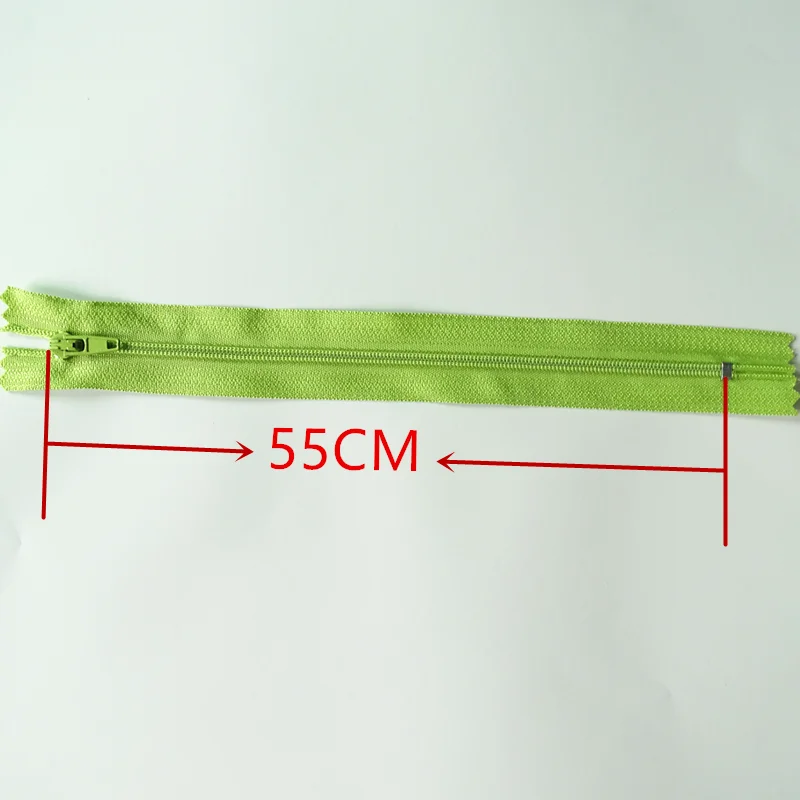 

20Pcs 3# (22 Inches) 55 CM Closed Nylon Coil Zipper, Suitable For Quilt Cover Tent Pillowcase Clothing