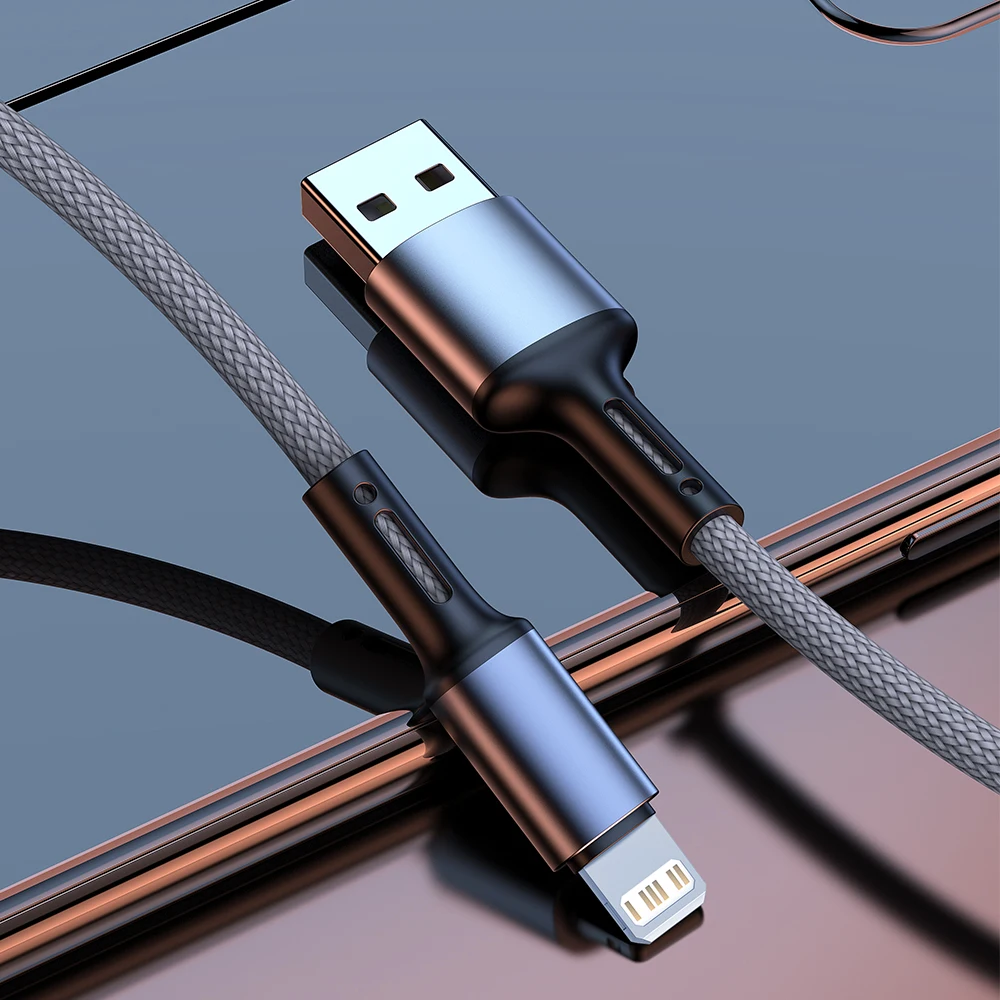 Cable USB de carga rápida para teléfono móvil, Cable de datos de...