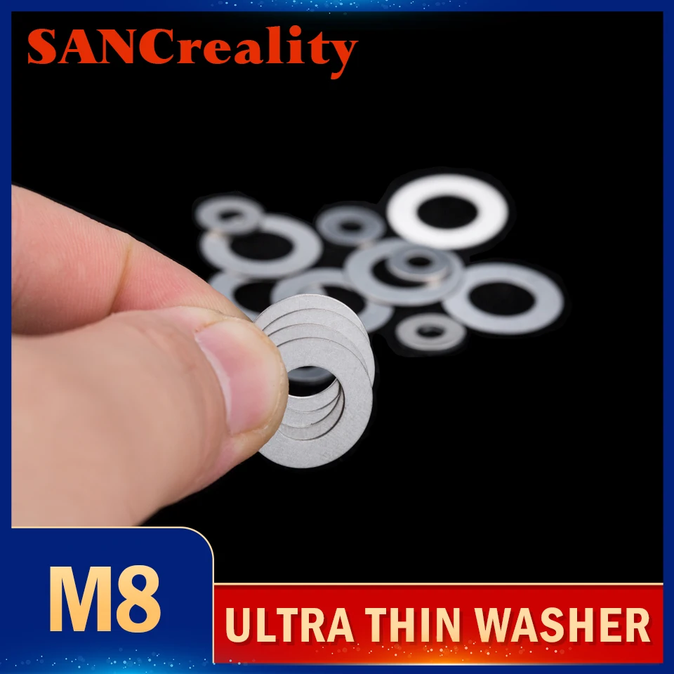Stainless steel Flat Washer High 1mm 0.5 0.3 0.2 0.1 Thickness M5 M4 M3 shim