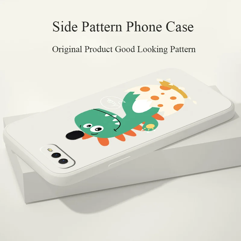 

Green Dinosaur Slicone Soft Cover OPPO A9 A5 A7 A5S A3S A12 A15 A15S A16 A54 A74 A31 A33 A53 2020 A72 A83 A92 4G 5G Phone Case
