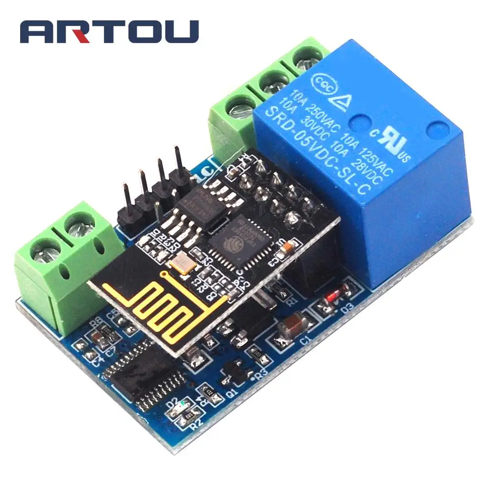 ESP8266 5 в Wi-Fi релейный модуль дистанционное управление переключатель телефона