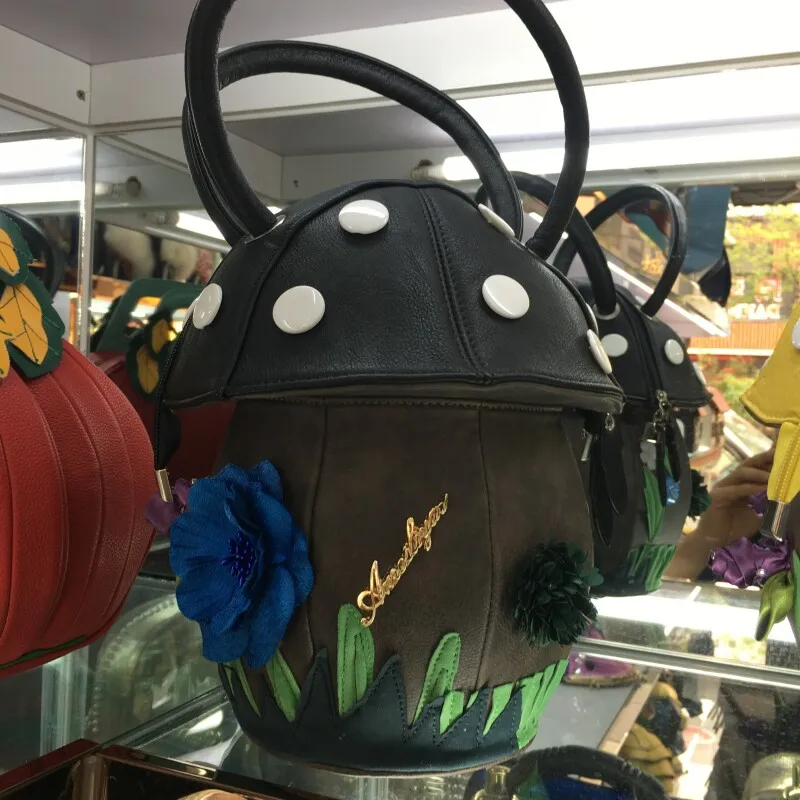 2019 Rushed Sale Unisex Polyester Zipper Hard New Classic Japanese Cute Little Bundle Of Color Bag Handbag Personality Mushroom | Багаж и