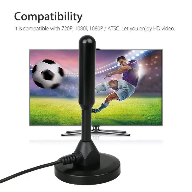 

Digital TV Antenna1280 Mile HDTV Digital Analogue Signal Amplifier For DVB-T Receiver PC Laptop Computer