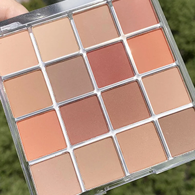 16 цветов Перламутровые блестящие мерцающие тени для век Палитра водостойкий