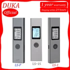 Дальномер лазерный Duka, портативный высокоточный дальномер с USB-разъемом, дальность до 40 м, LS-PLS-1S LS-1, с инструкцией на английском языке