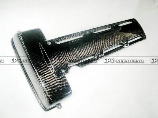 Стайлинг автомобиля чехол из настоящего углеродного волокна для двигателя