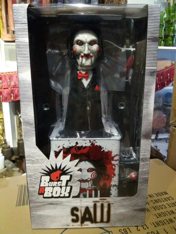 

SAW BILLY Funny Trick Burst Box Figure Collectible Model Toy with Box limited version free shipping