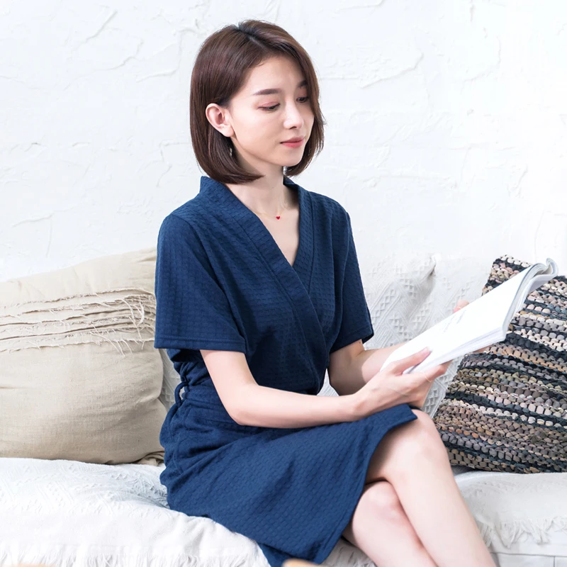

Robes Women Home Daily Korean Style Loose Casual Trendy Simple Womens Clothing Short Sleeve Elegant High Quality Summer New Chic