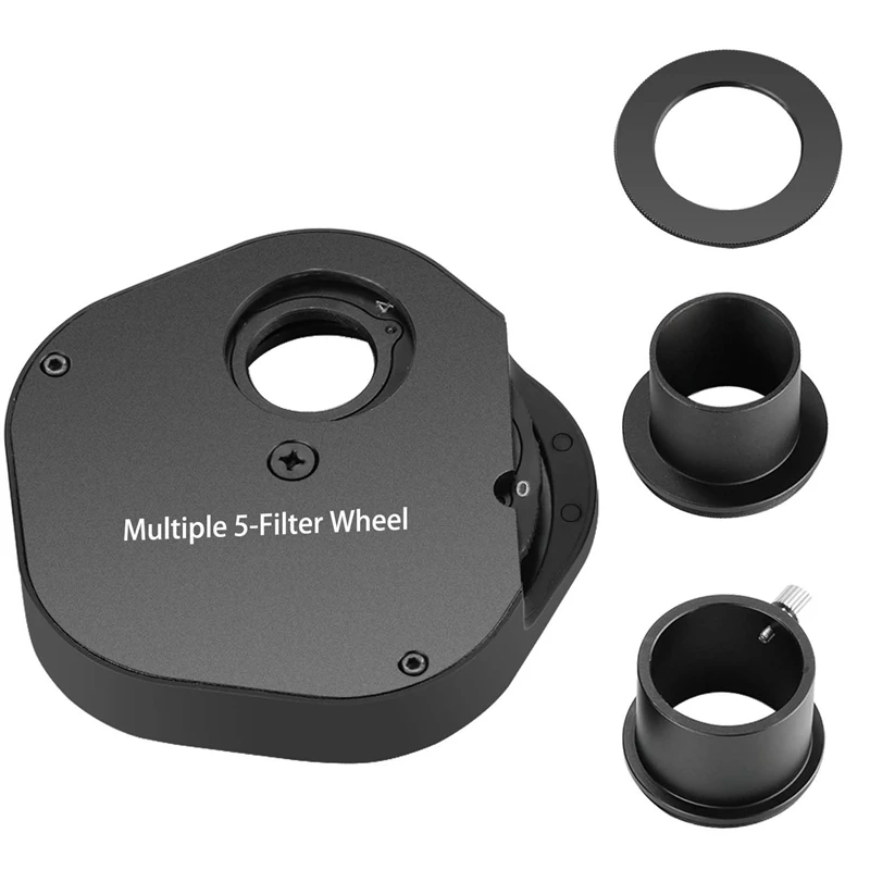 

Astronomical Telescope 1.25-Inch Manual Filter Wheel Five-Piece Colour Filter Accessories