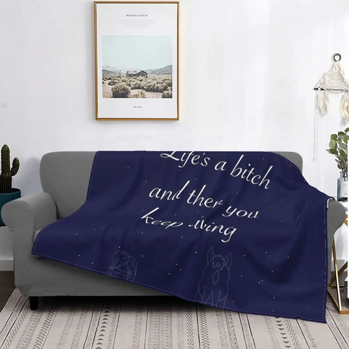

Manta A cuadros para cama, funda de sofra, mantas de lino y algodón
