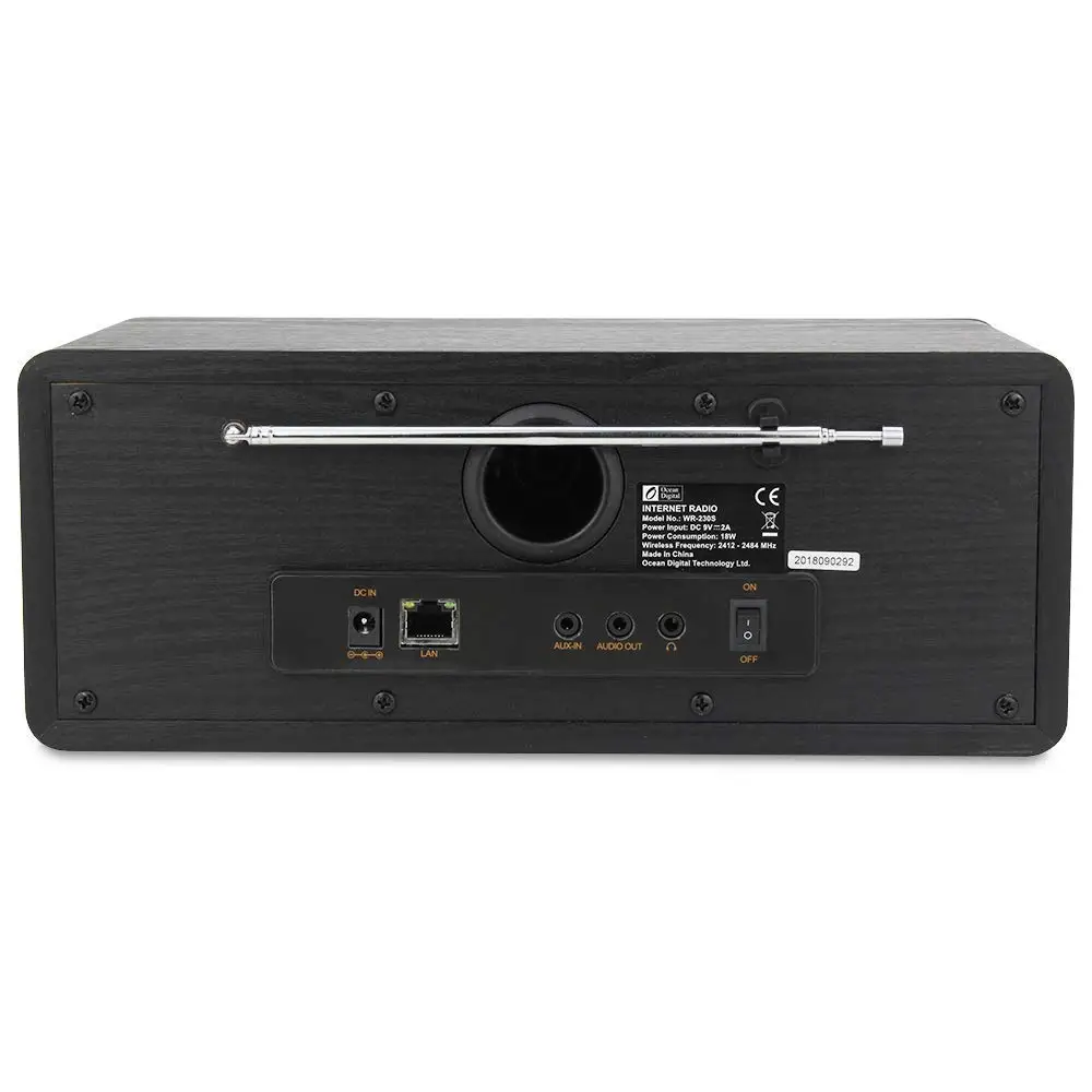WiFi/DAB+/FM/UPnP/DLNA радио океан цифровой WR230S Интернет Ethernet RJ45 стерео колонки Aux в линии с Bluetooth