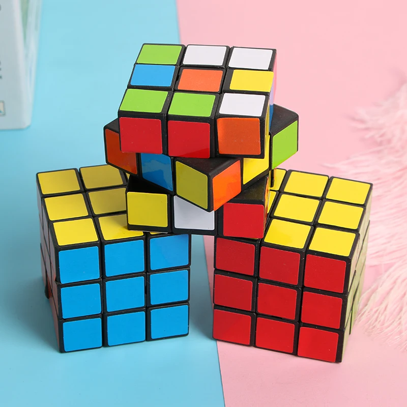 

3*3*3 Rubik's Cube No Sticker Children's Educational Professional Three-dimensional High-quality Cube