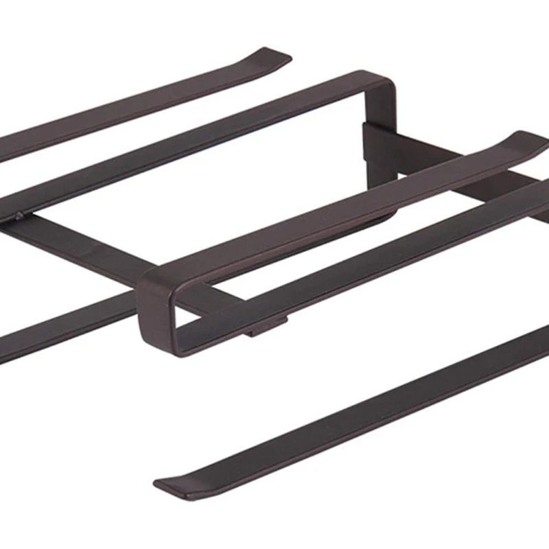 

Toilet Paper Holder Punch Free Toilet Paper Stand Double Row Iron Hanging Tissue Rack Kitchen Bathroom Home Supplies